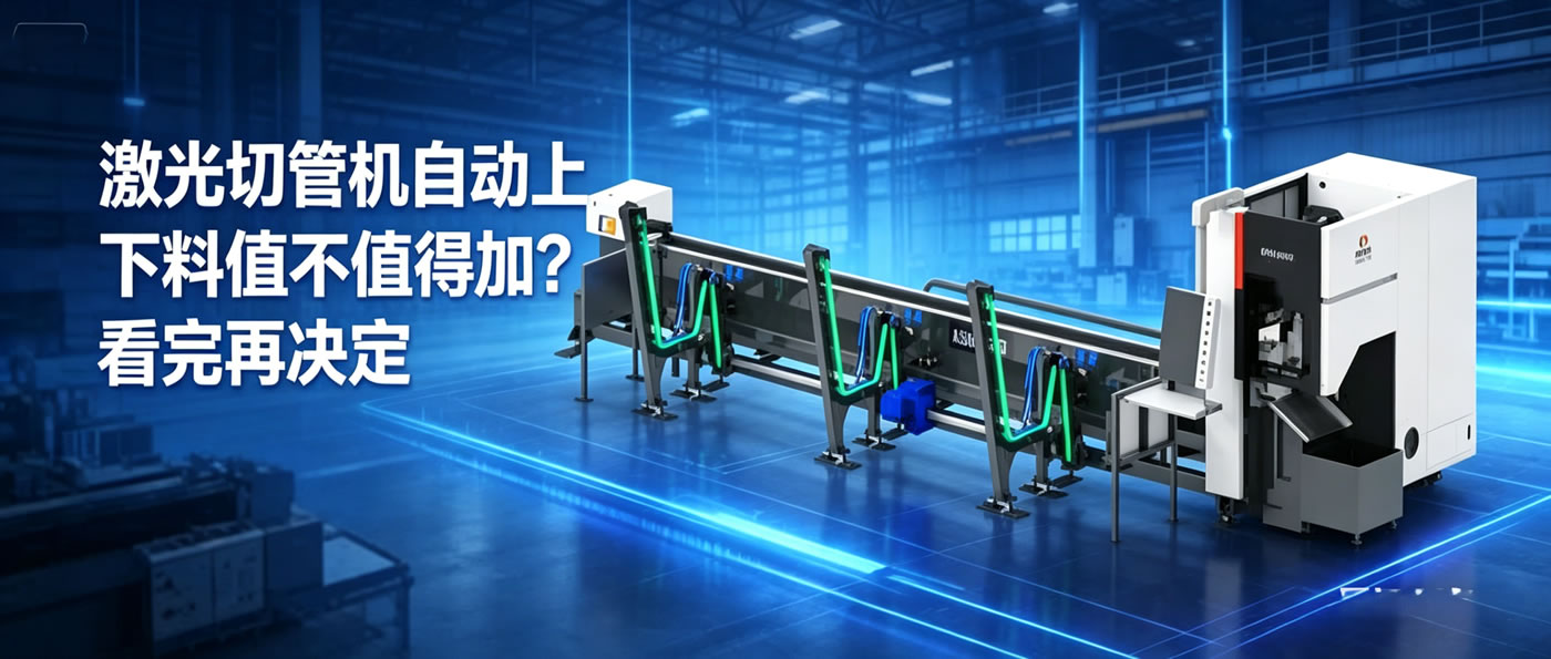 激光切管機自動上下料值不值得加？看完再決定